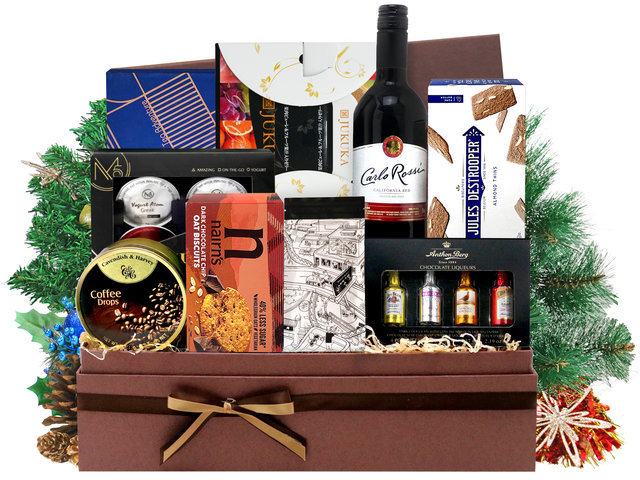 Christmas Gift Hamper - Christmas Fancy Food Gift Hamper 4 - L76600318b Photo