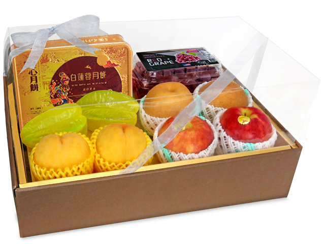 Fruit Basket - Mid Autumn Maxim Moon Cake Fruits Gift Box B16 - 0FB0704A5 Photo